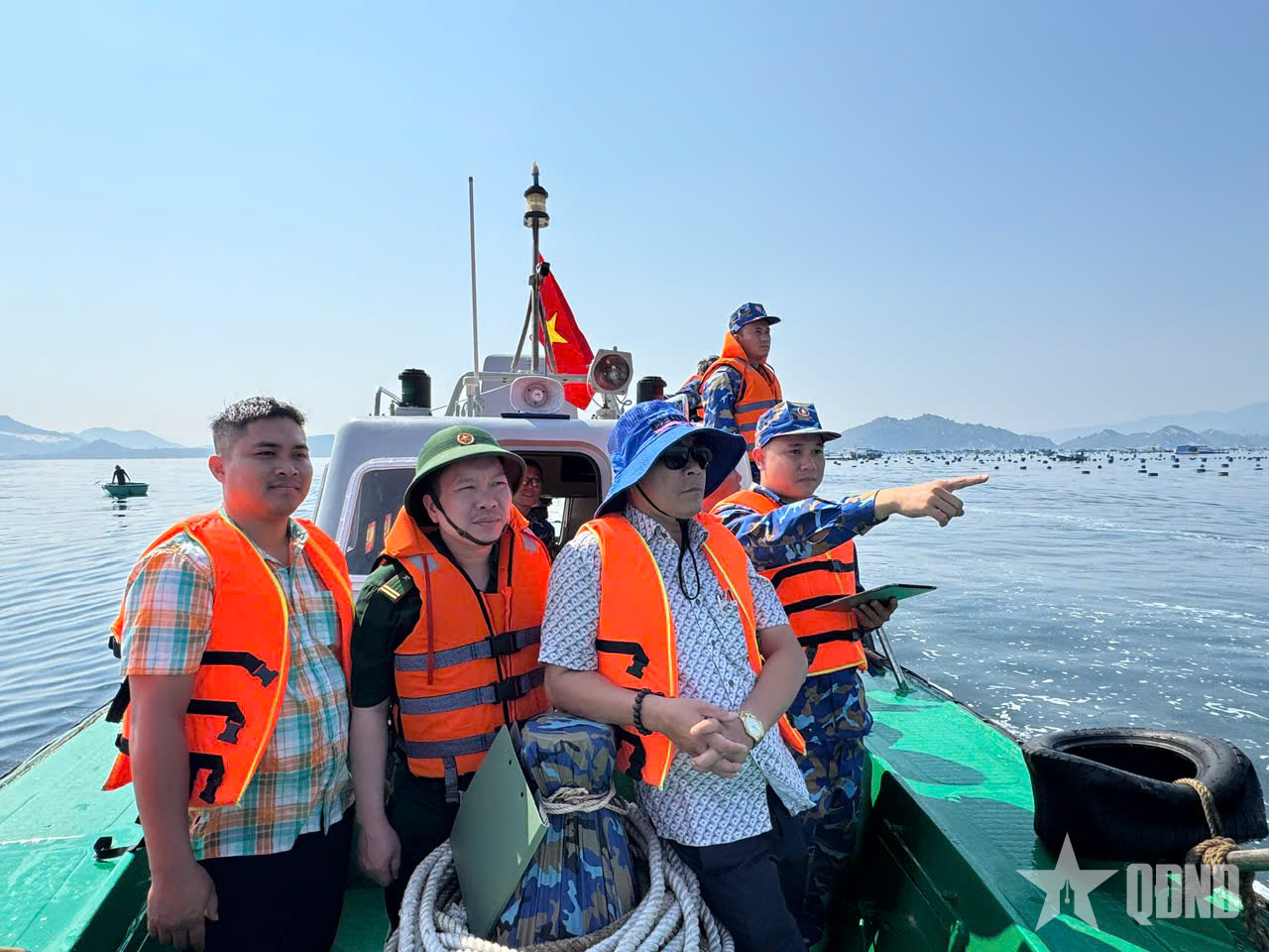 Vùng 4 Hải quân phối hợp tuần tra, kiểm soát khu vực biển vịnh Cam Ranh